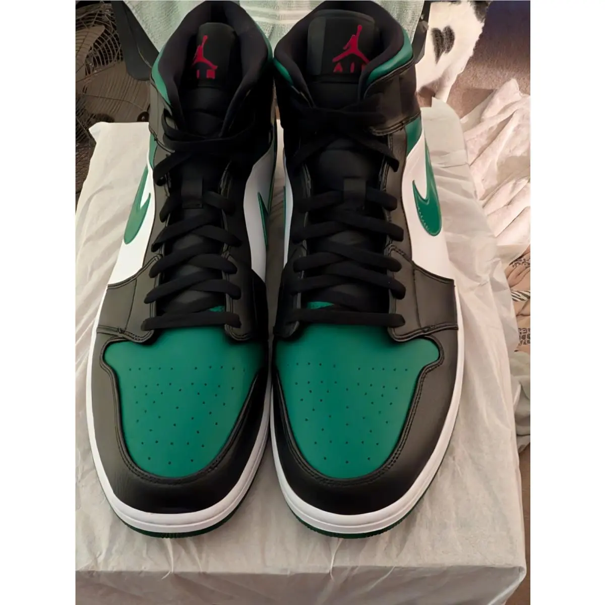 Nike shoes - Air Jordan 1 - Air - 554724-067 - Green (UPC: 0193654037925) 10