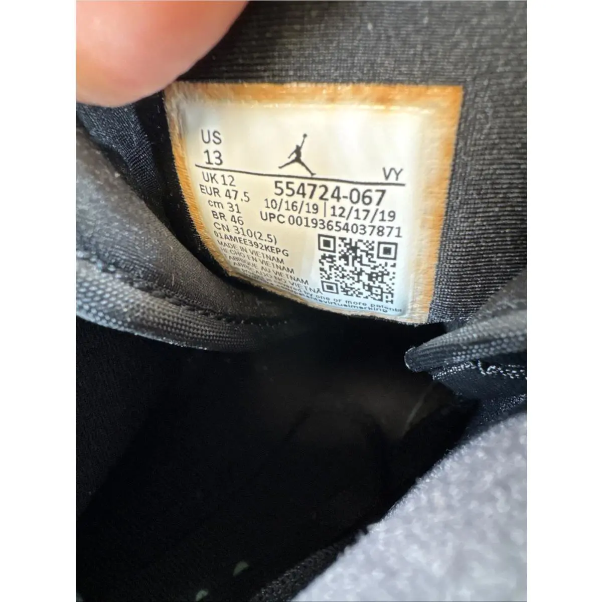 Nike shoes - Air Jordan 1 - Air - 554724-067 - Green (UPC: 0193654037871) 9
