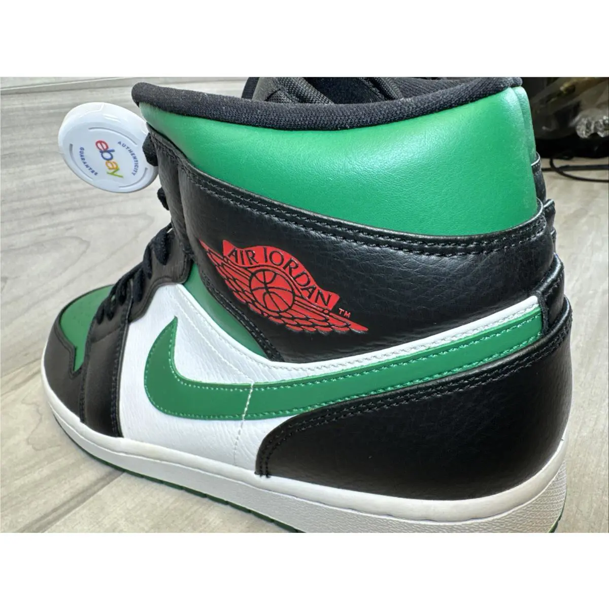 Nike shoes - Air Jordan 1 - Air - 554724-067 - Green (UPC: 0193654037871) 12