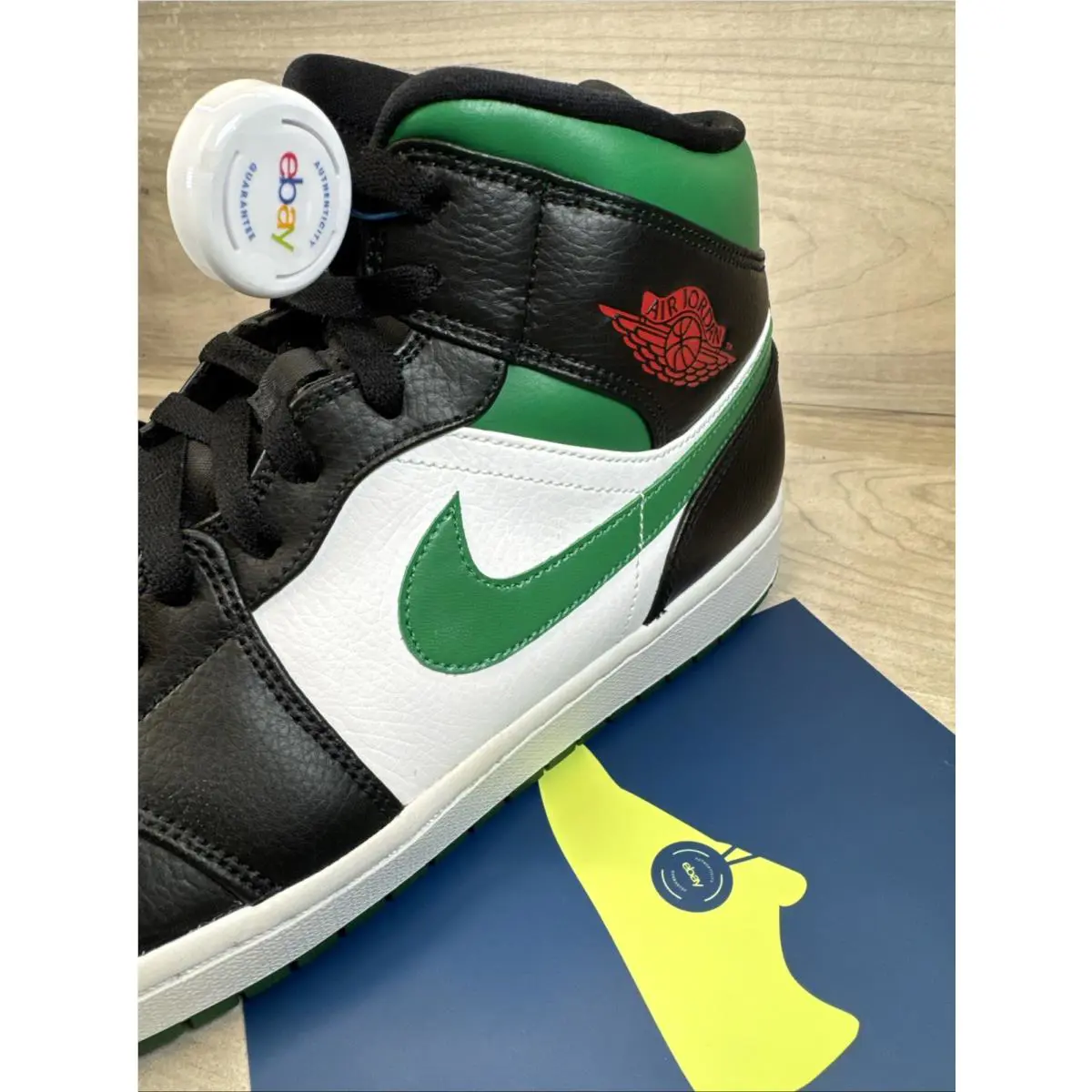 Nike shoes - Air Jordan 1 - Air - 554724-067 - Green (UPC: 0193654037871) 14