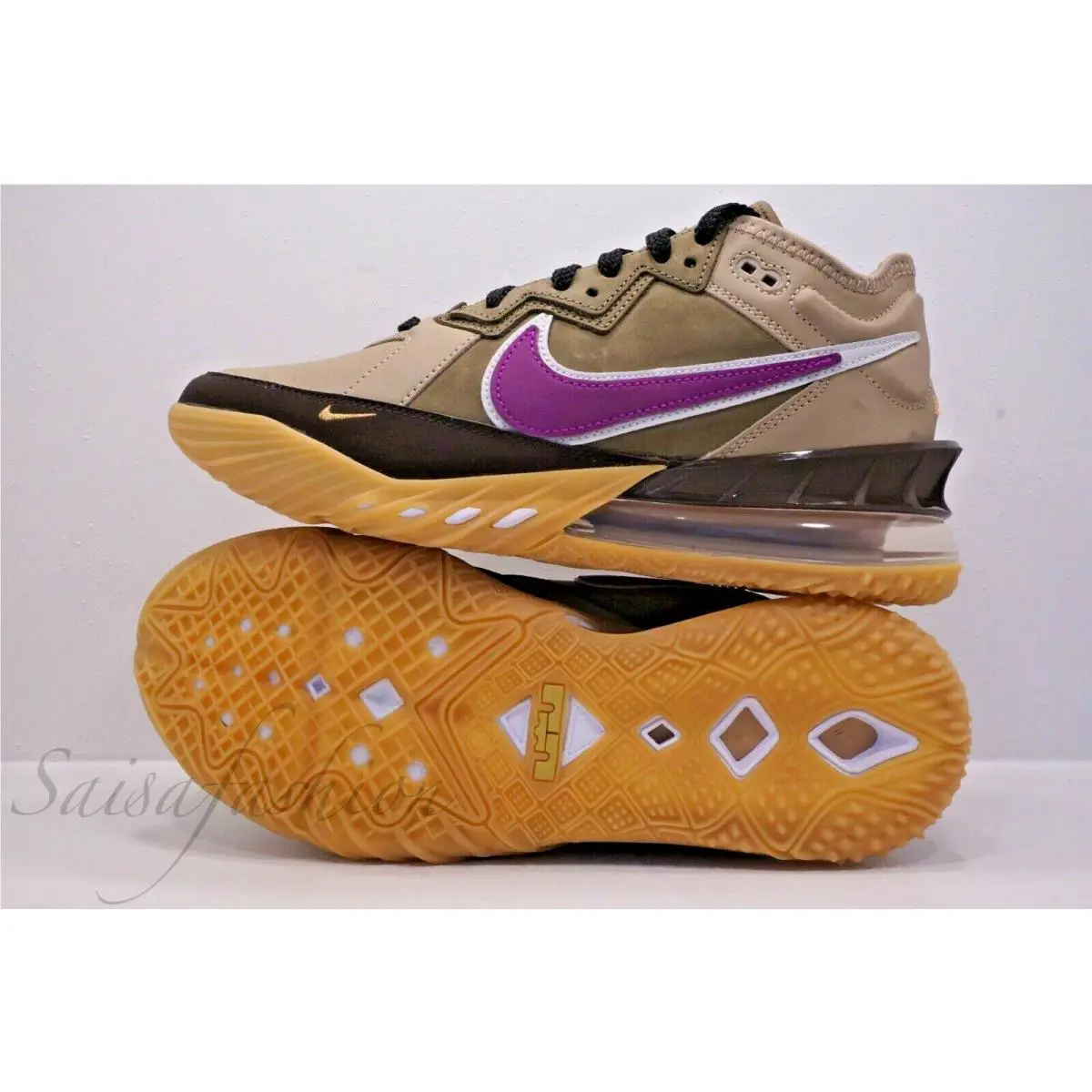 Nike shoes - Nike LeBron 18 - LeBron - CW3153-200 - Brown (UPC: 194957806003) 7