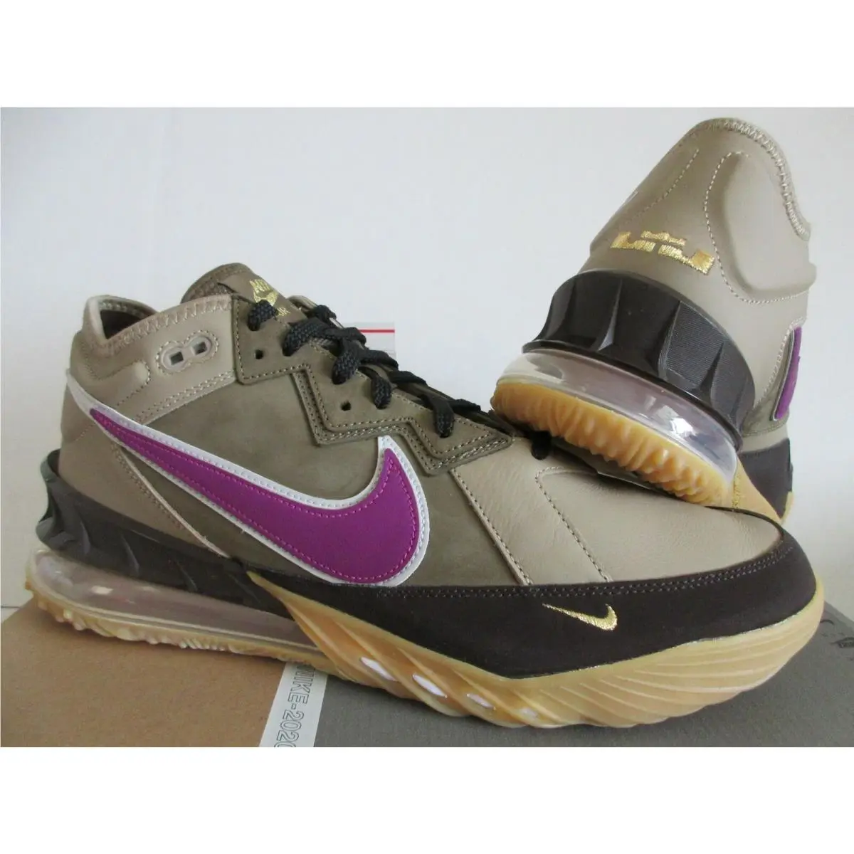 Nike shoes - Nike LeBron 18 - LeBron - CW3153-200 - Brown (UPC: 194957806003) 0