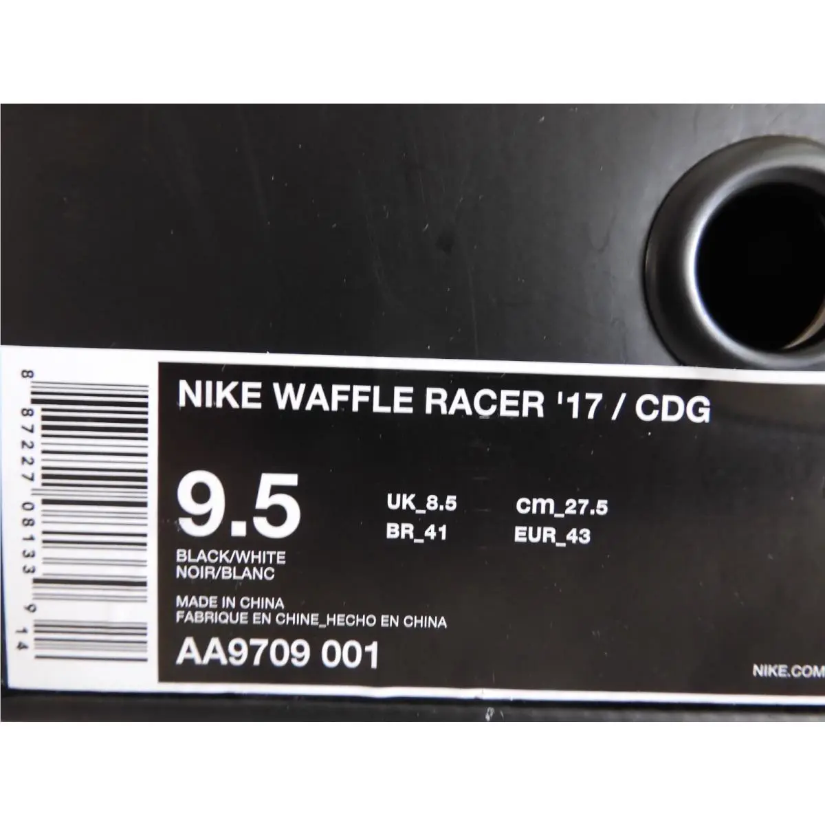 Nike shoes - Nike Waffle Racer - Waffle Racer - AA9709-001 - Black (UPC: 887227081339) 4