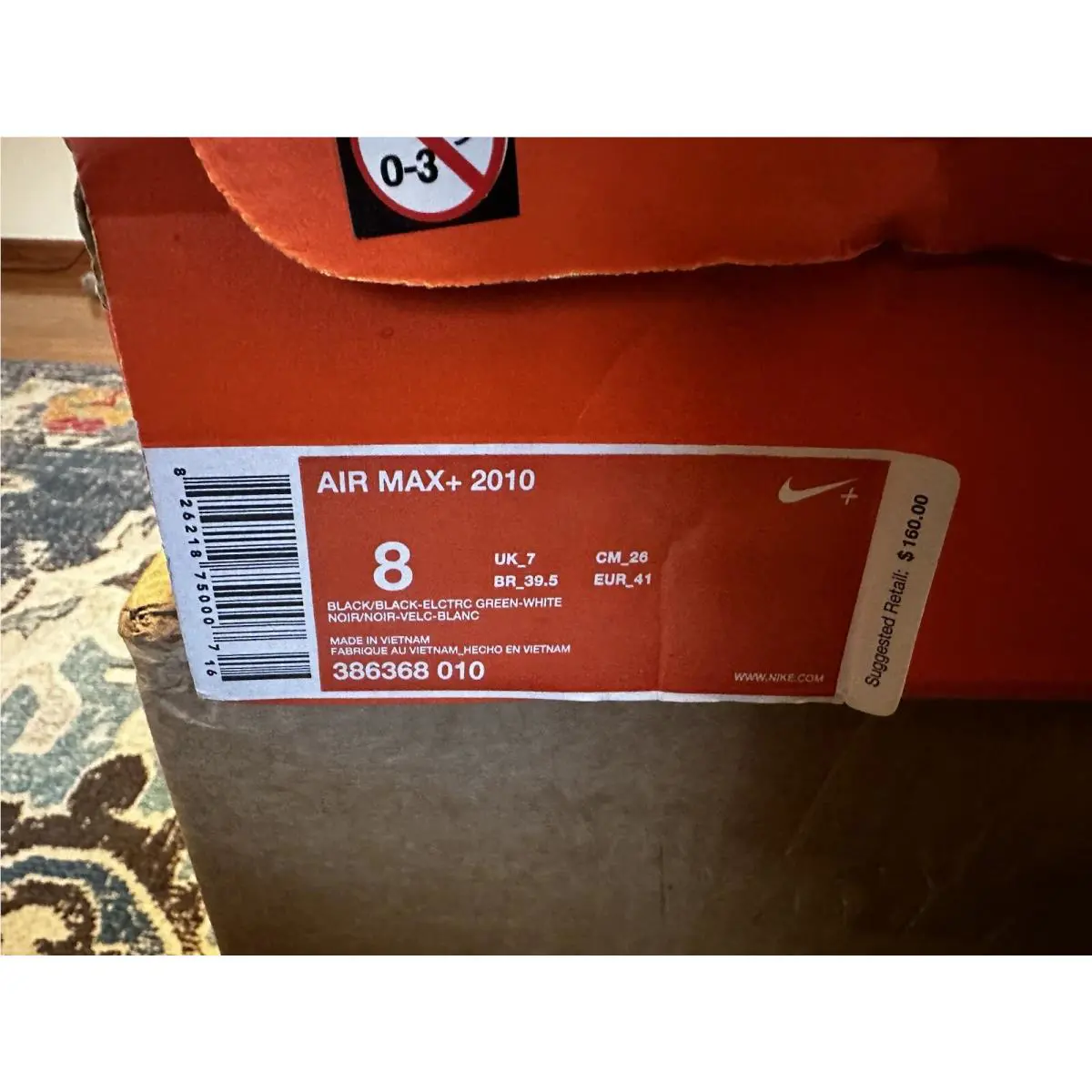 Nike shoes - Nike Air Max+ 2010 - Air - 386368-004 - Black 8