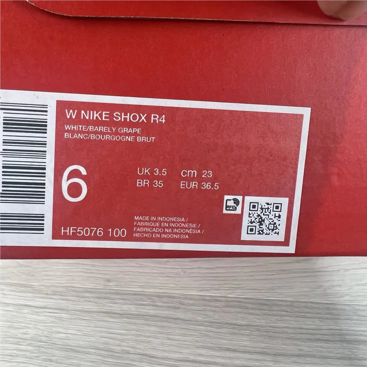 Nike shoes - Nike Shox R4 - Shox - HF5076-100 - Silver 9