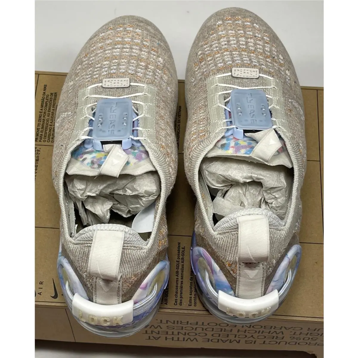 Nike shoes - MIKE AIR VAPORMAX 2020 FK - CT1933-100 - Oatmeal` (UPC: 194500281349) 7
