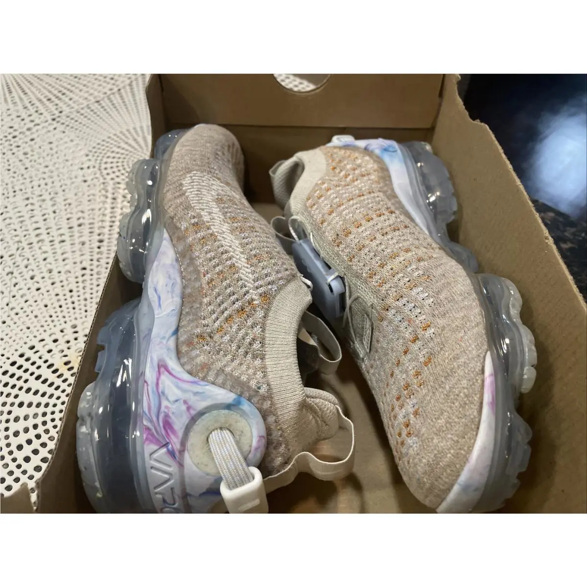 Nike shoes - Air VaporMax 2020 Flyknit - Air VaporMax Flyknit - CT1933-100 - Oatmeal White Light Bone 9