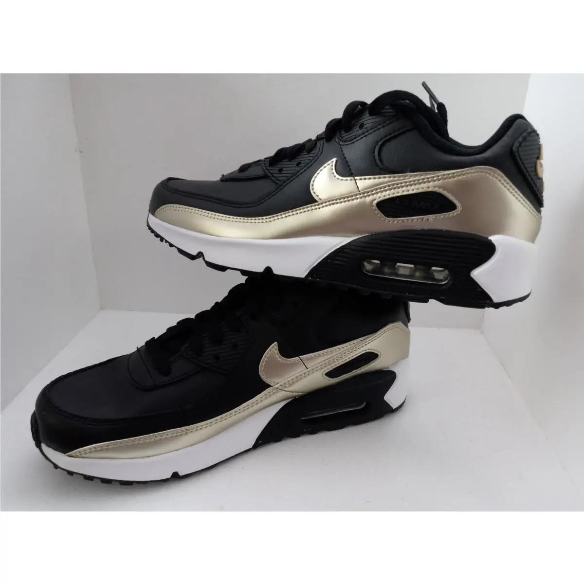 Nike shoes - Nike Air Max 90 - Air Max - CD6864-008 - BLACK/METALIC GOLD STAR-BLACK 9