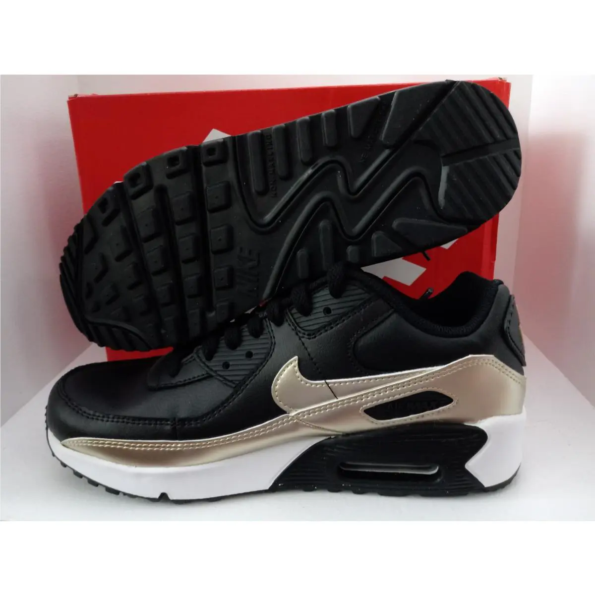 Nike shoes - Nike Air Max 90 - Air Max - CD6864-008 - BLACK/METALIC GOLD STAR-BLACK 2