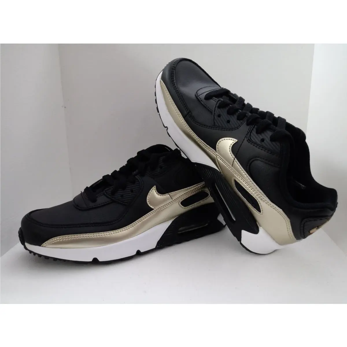 Nike shoes - Nike Air Max 90 - Air Max - CD6864-008 - BLACK/METALIC GOLD STAR-BLACK 4