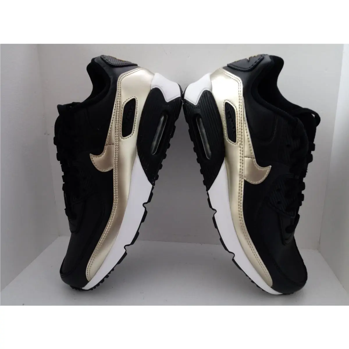 Nike shoes - Nike Air Max 90 - Air Max - CD6864-008 - BLACK/METALIC GOLD STAR-BLACK 6