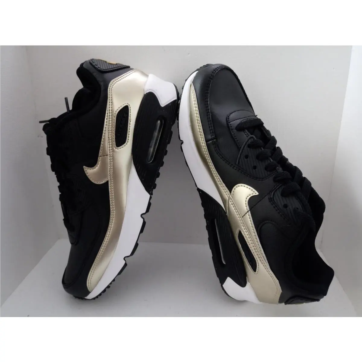 Nike shoes - Nike Air Max 90 - Air Max - CD6864-008 - BLACK/METALIC GOLD STAR-BLACK 7