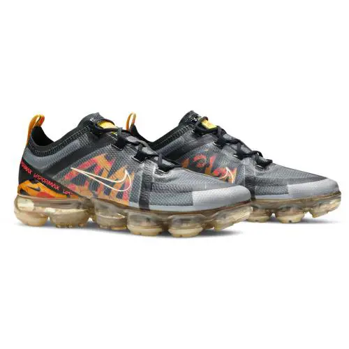Nike Air Vapormax 2019 SE Running Shoes Women`s Size 7 Floral Black CD7094 002 - Black, Manufacturer: Black/Bright Crimson-University Gold DesignerAndre