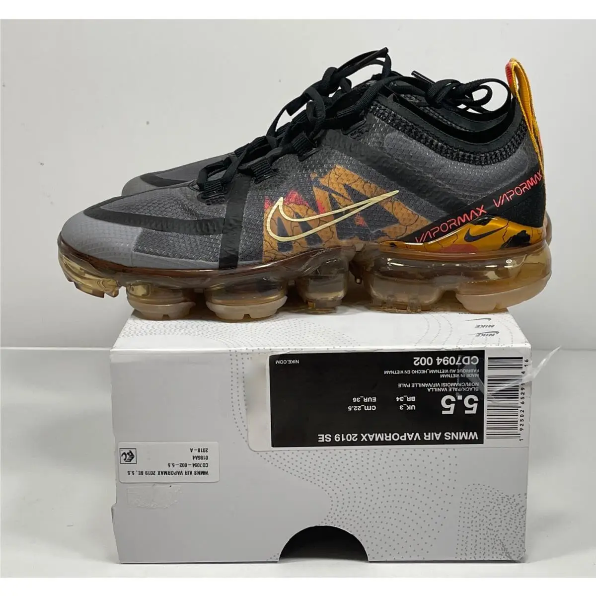 Nike Wmns Air Vapormax 2019 SE `flora CD7094 002 Size 5.5 - Flora