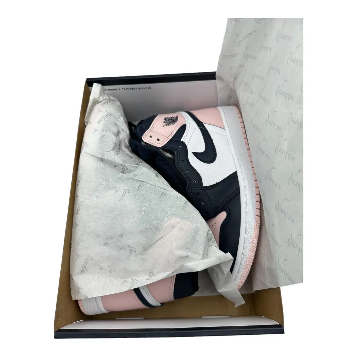 Nike shoes - Nike Air Jordan 1 High OG - DD9335-641 - Atmosphere White Laser Pink Obsidian 5