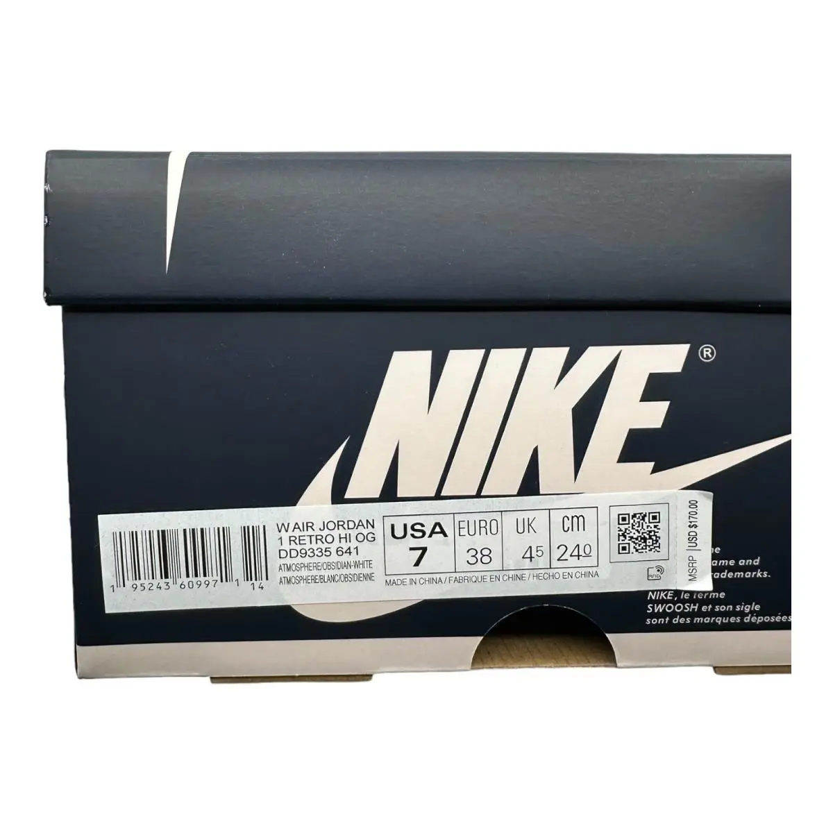 Nike shoes - Nike Air Jordan 1 High OG - DD9335-641 - Atmosphere White Laser Pink Obsidian 7