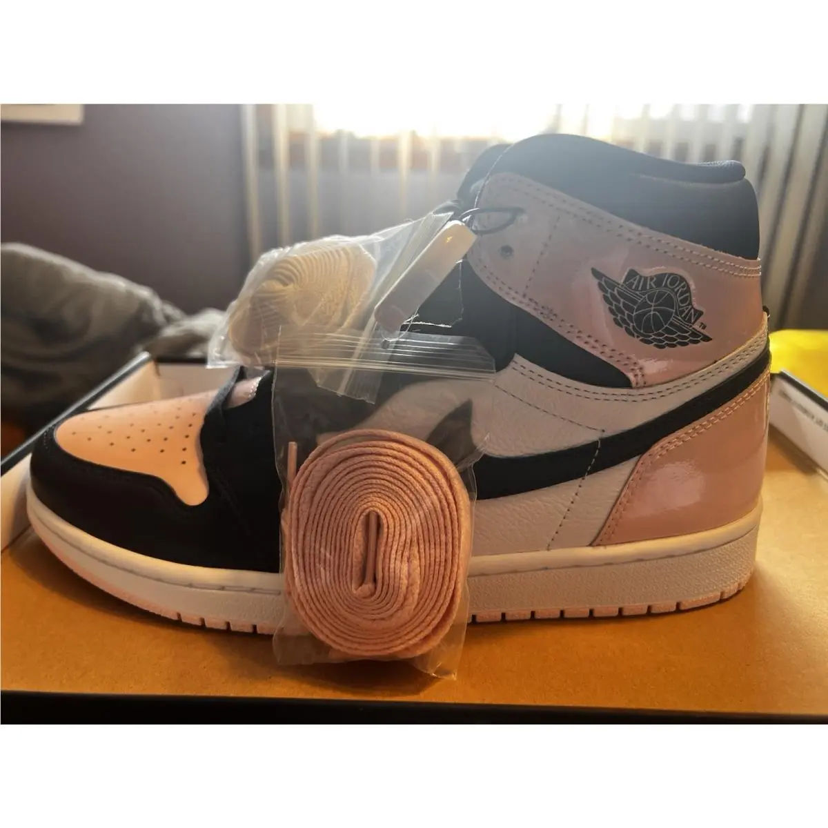 Nike shoes - Air Jordan 1 - Air - DD9335-641 - Multicolor, Manufacturer: Atmosphere/White-Laser Pink-Obsidian 0