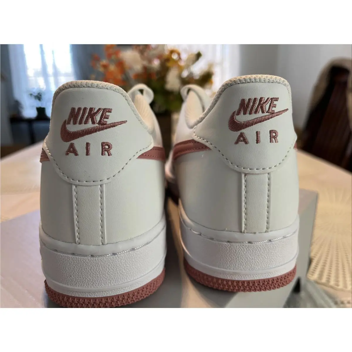Nike shoes - Nike Air Force 1 GS - Summit White Red Stardust 6
