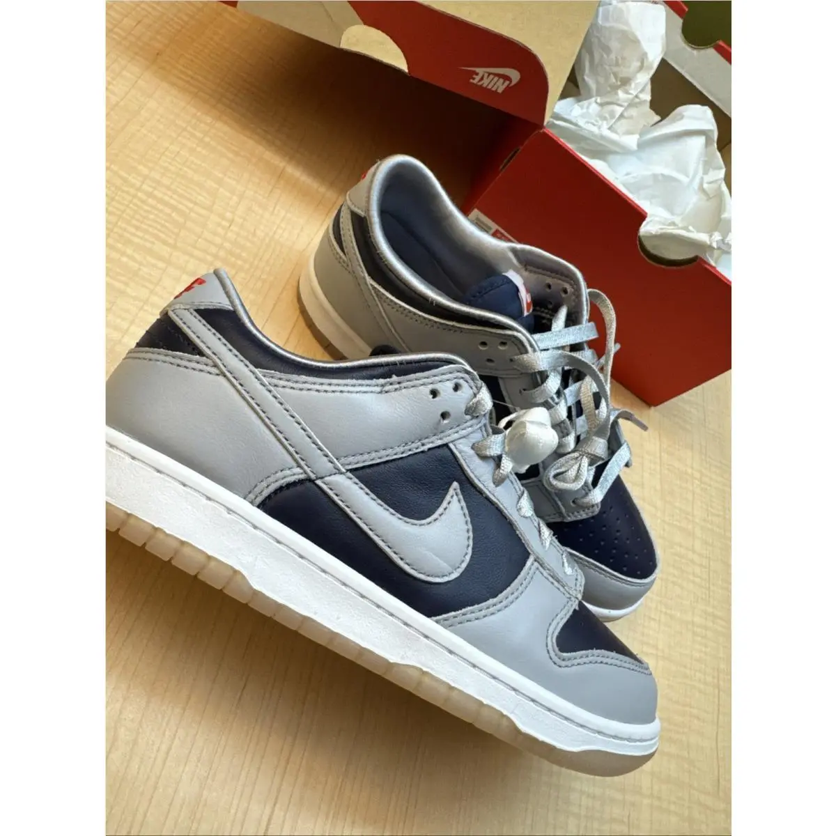 Size 8 Women’s Nike Dunk SP Low College Navy Navy Grey DD1768 400