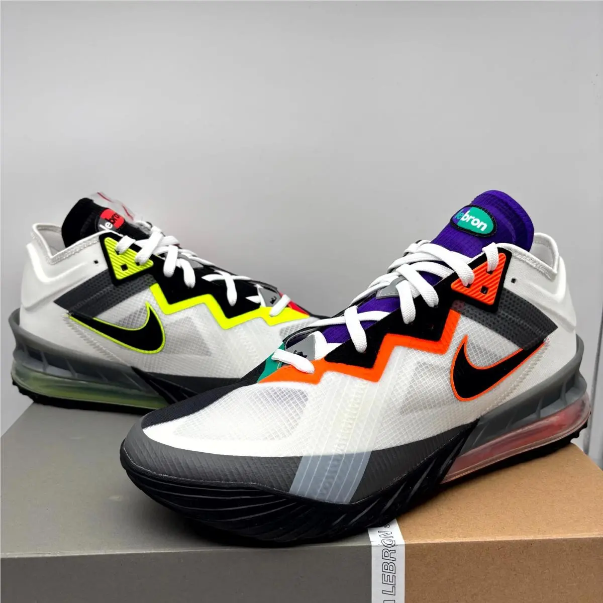 Nike shoes - Nike LeBron 18 Low - LeBron Low - CV7562-100 - Black (UPC: 194957372850) 4