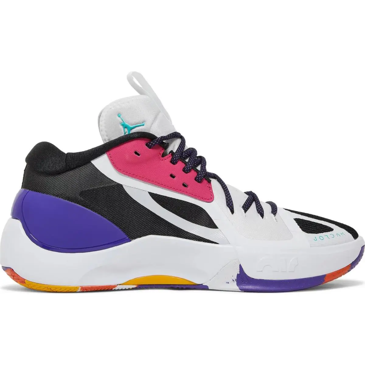 Nike shoes - White/Washed Teal/Black/Rush Orange 1