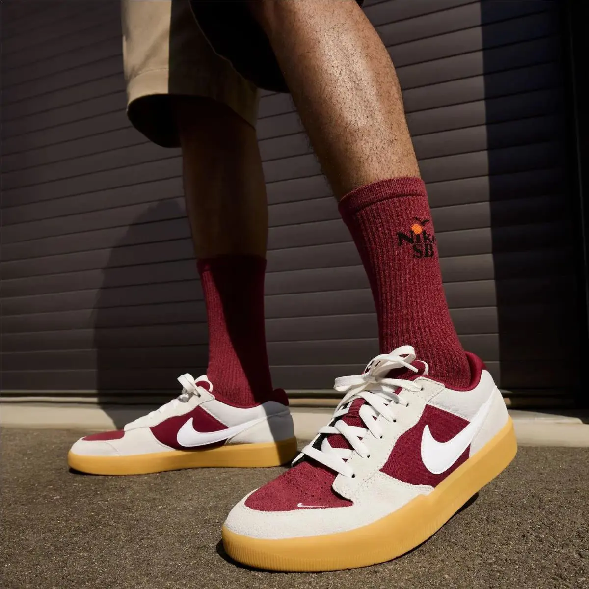 Nike shoes - Team Red/Summit White/Gum Light Brown/White-DV5477-601 8