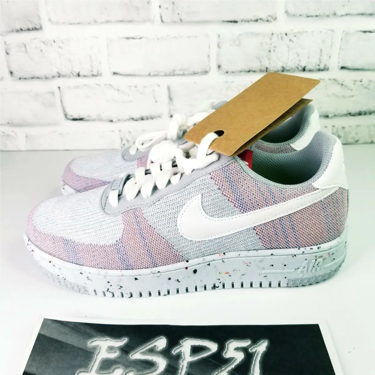 Nike shoes - Nike Air Force 1 Crater Flyknit - DC4831-002 - Wolf Grey/White-Pure Platinum (UPC: 194955869499) 0
