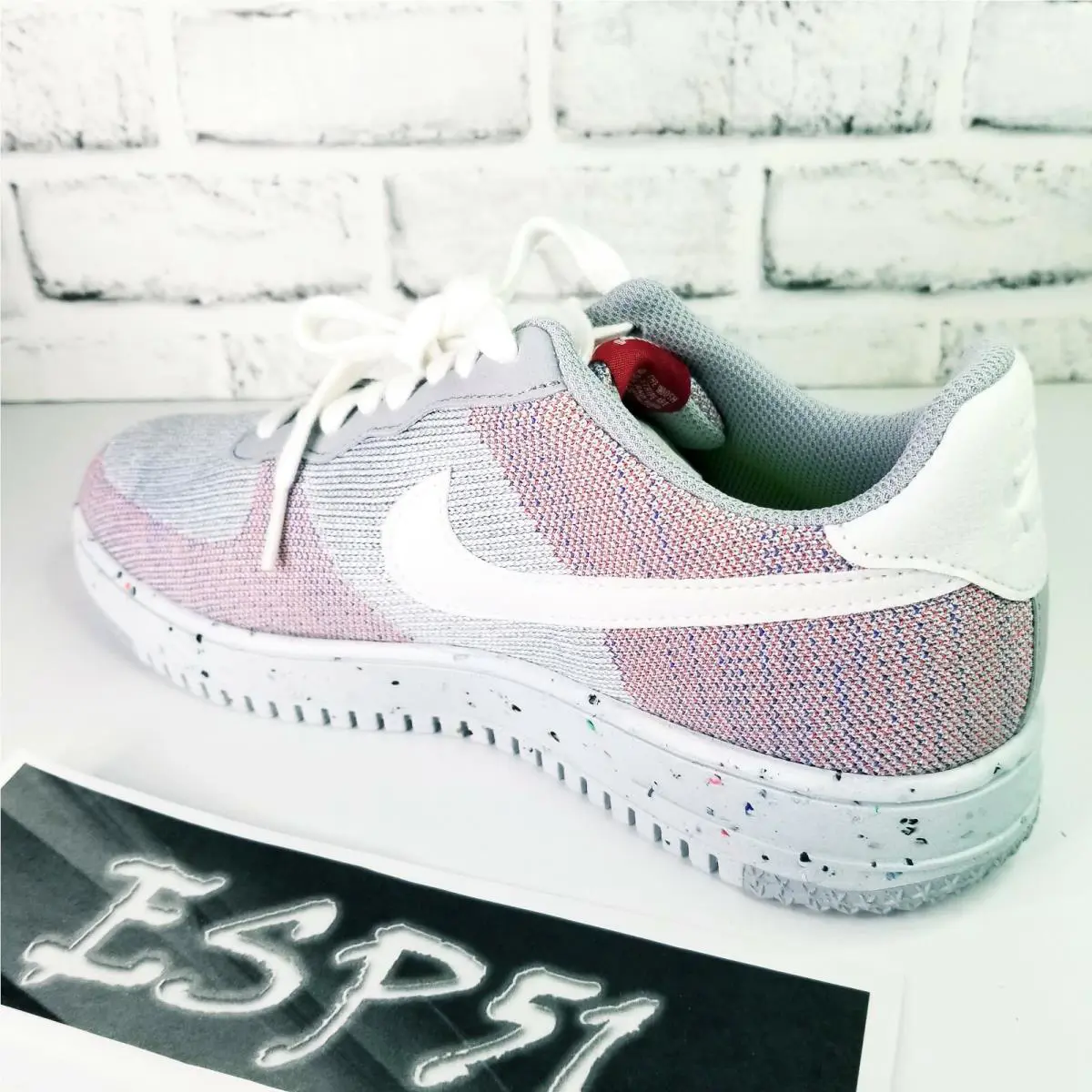 Nike shoes - Nike Air Force 1 Crater Flyknit - DC4831-002 - Wolf Grey/White-Pure Platinum (UPC: 194955869499) 6