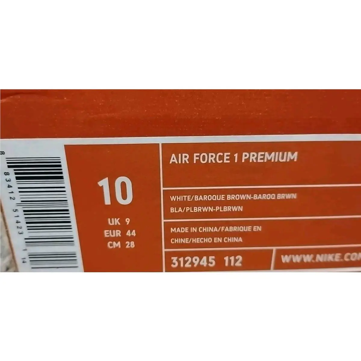 Nike shoes - Nike Air Force 1 - Air Force - 312945-112 - Brown 5