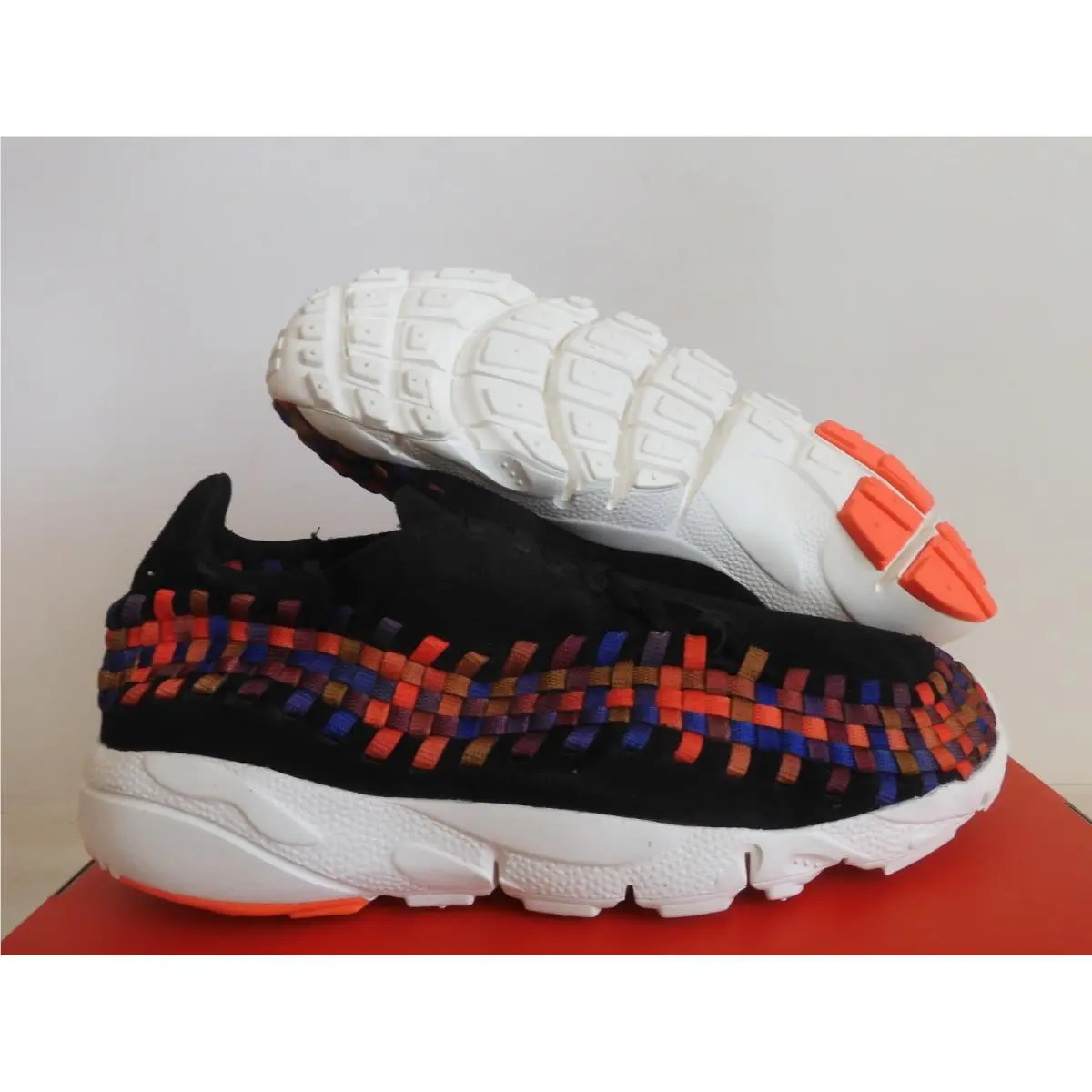 Nike Nikelab Air Footscape Woven NM Black Rainbow Black Mens Sz 10 874892-003