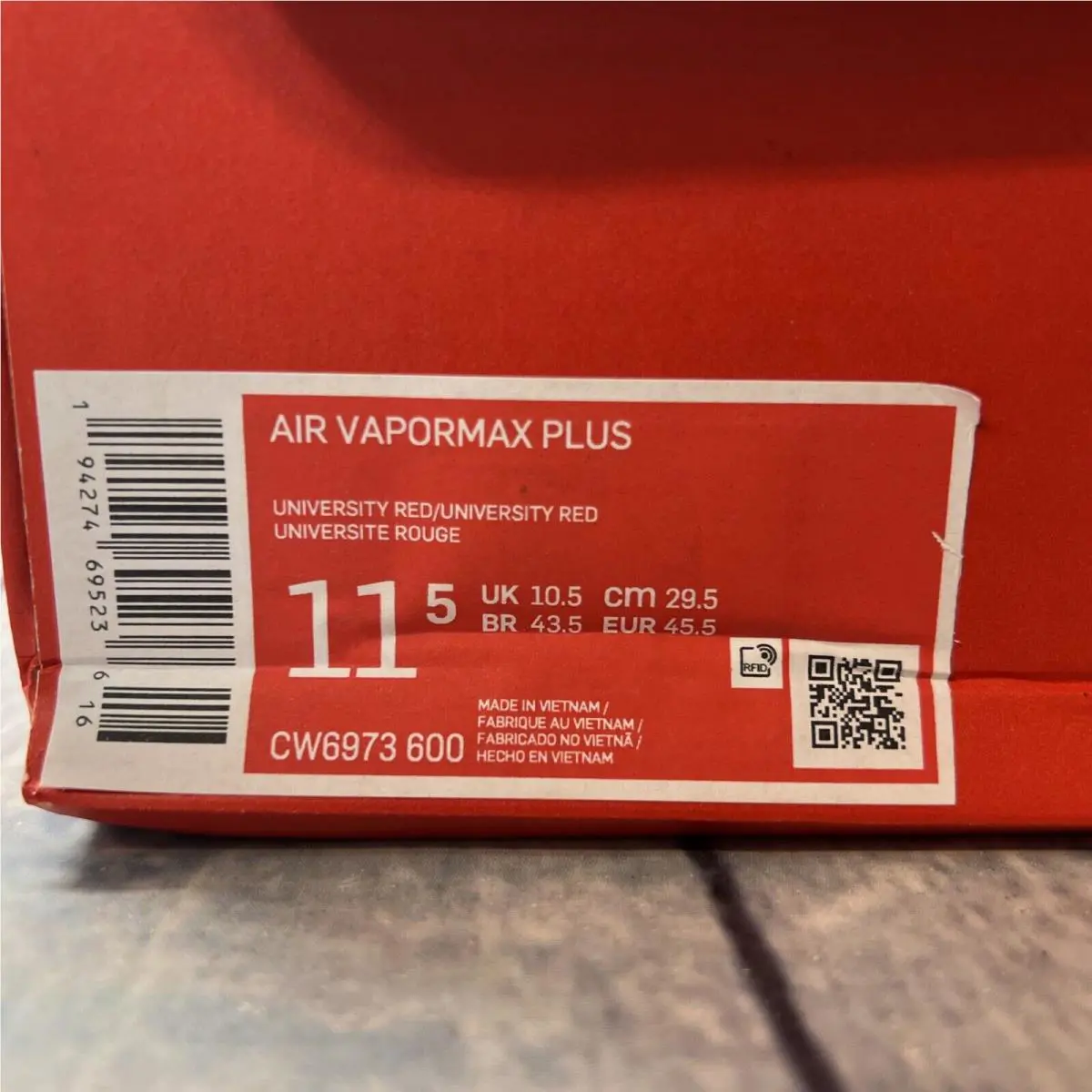 Nike shoes - Nike Air Vapormax Plus - Air Vapormax Plus - CW6973-600 - Red 9