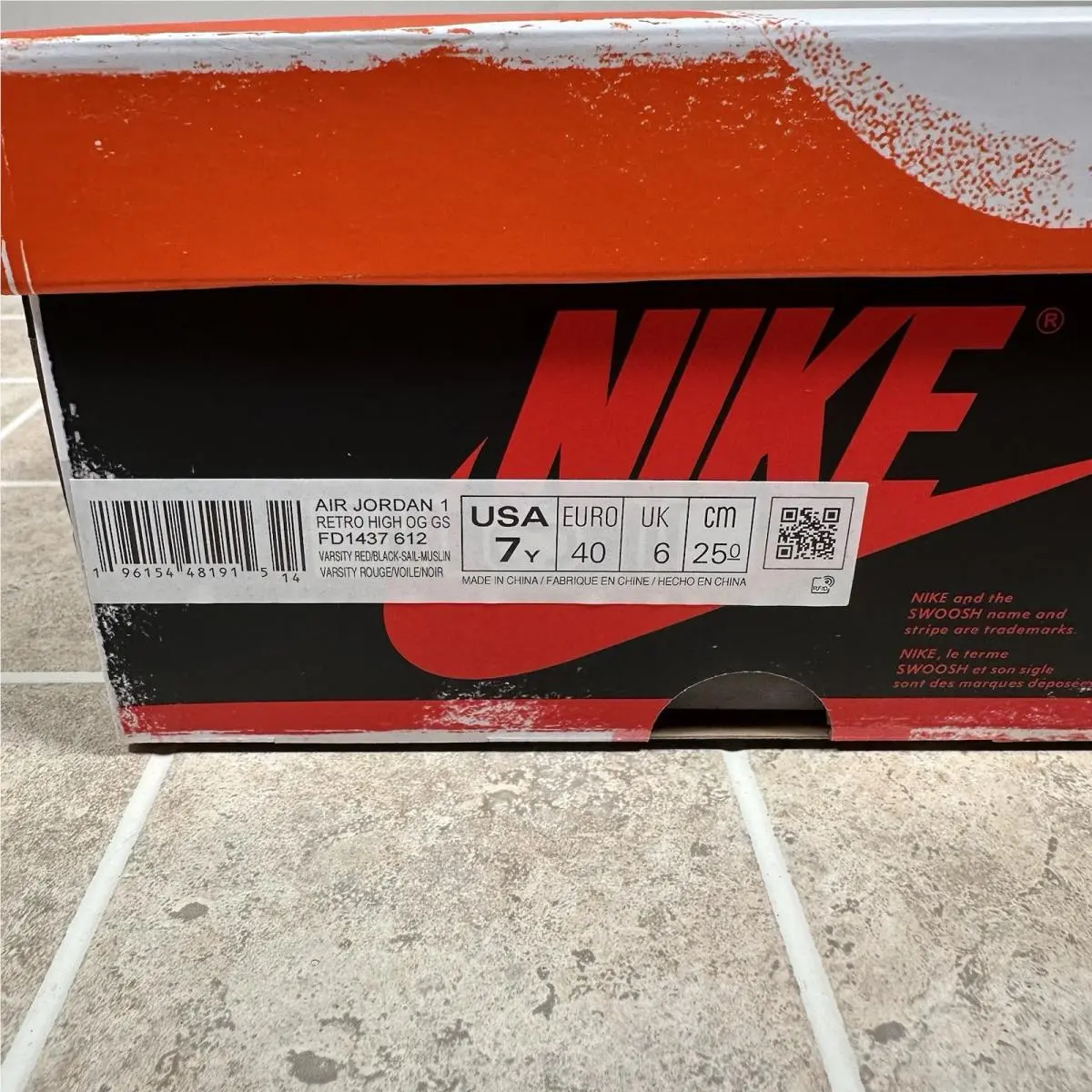 Nike shoes - Air Jordan 1 - Air - FD1437-612 - Multicolor 6