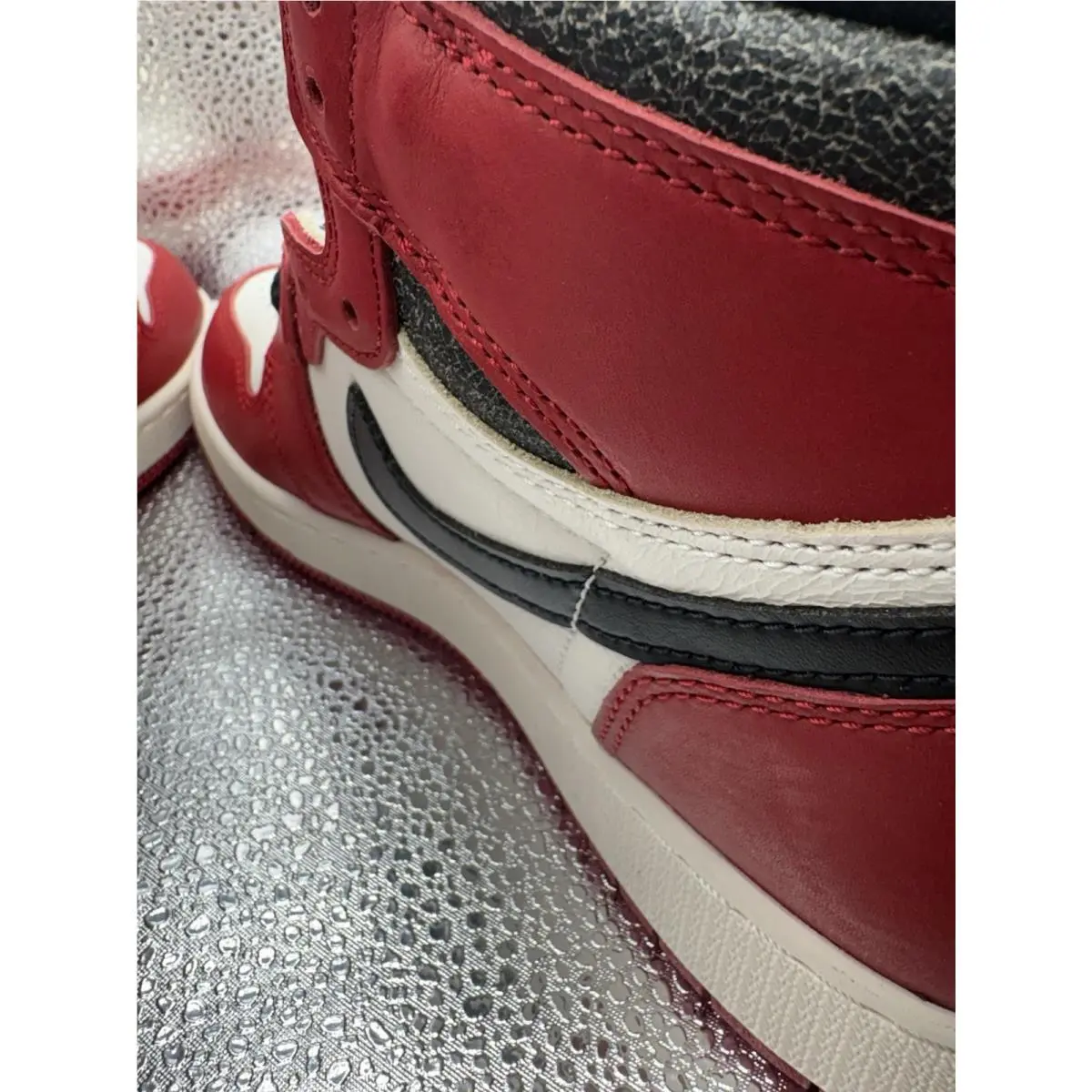 Nike shoes - Air Jordan 1 - Air - FD1437 612 - Multicolor, Manufacturer: Varsity Red/Black-Sail-Muslin 2