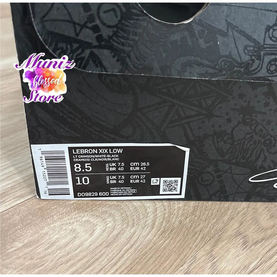 Nike shoes - Lebron 19 - Lebron - DQ9829-600 - Light Crimson 9