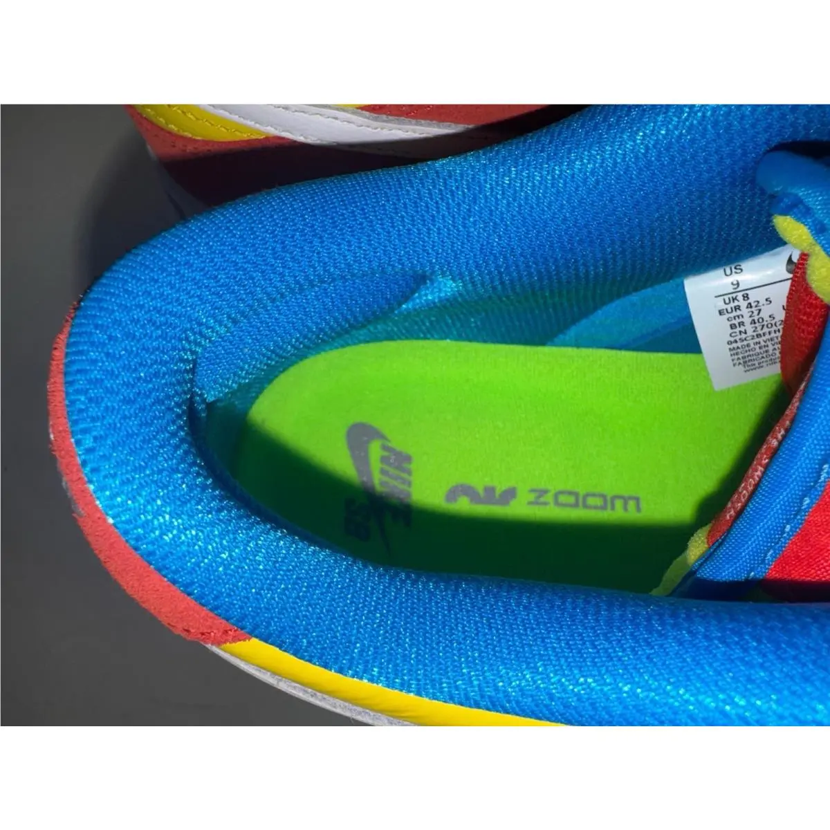 Nike shoes - Nike SB Dunk Low - Dunk Low - BQ6817-602 - Multicolor, Manufacturer: Habanero Red/White-Blue Hero 4