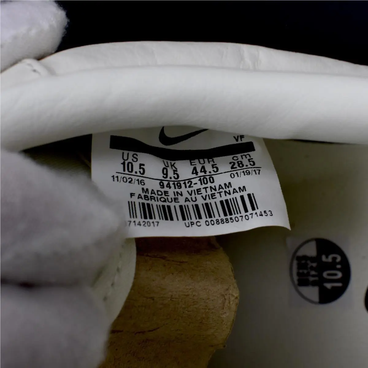 Nike shoes - Nike Air Force 1 - Air Force - 941912-100 - Ivory 10