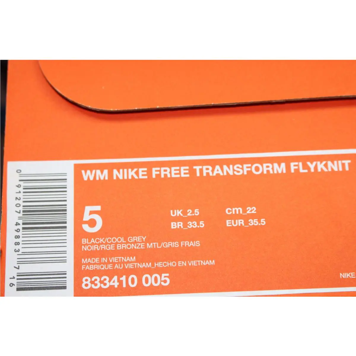 Nike shoes - BLACK, COOL GREY (UPC: 091207498837) 7