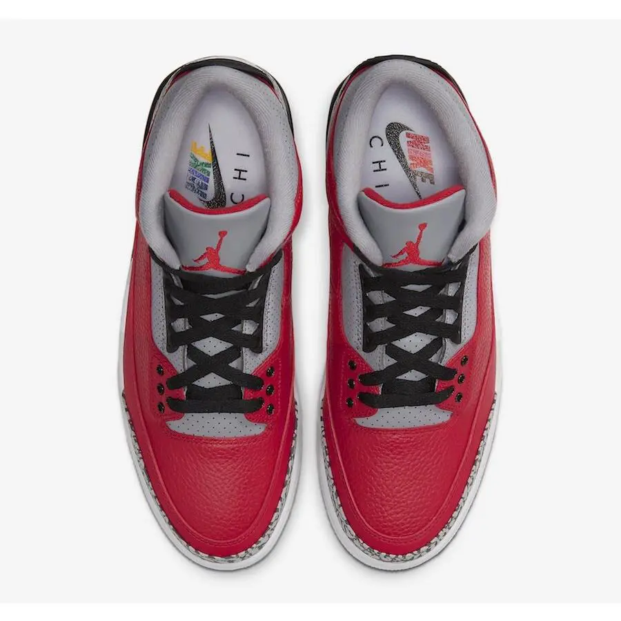 Nike shoes - Jordan 3 - CU2277-600 - Red, Manufacturer: Fire Red Cement 2