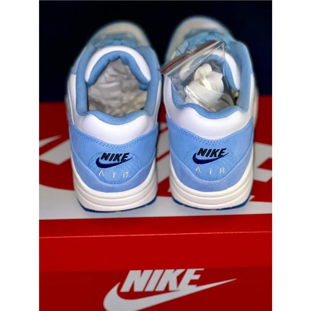 Nike shoes - Nike Air Max 1 - Air Max - DRO448-100 - White/Dark Marina Blue/Leche Blue 8