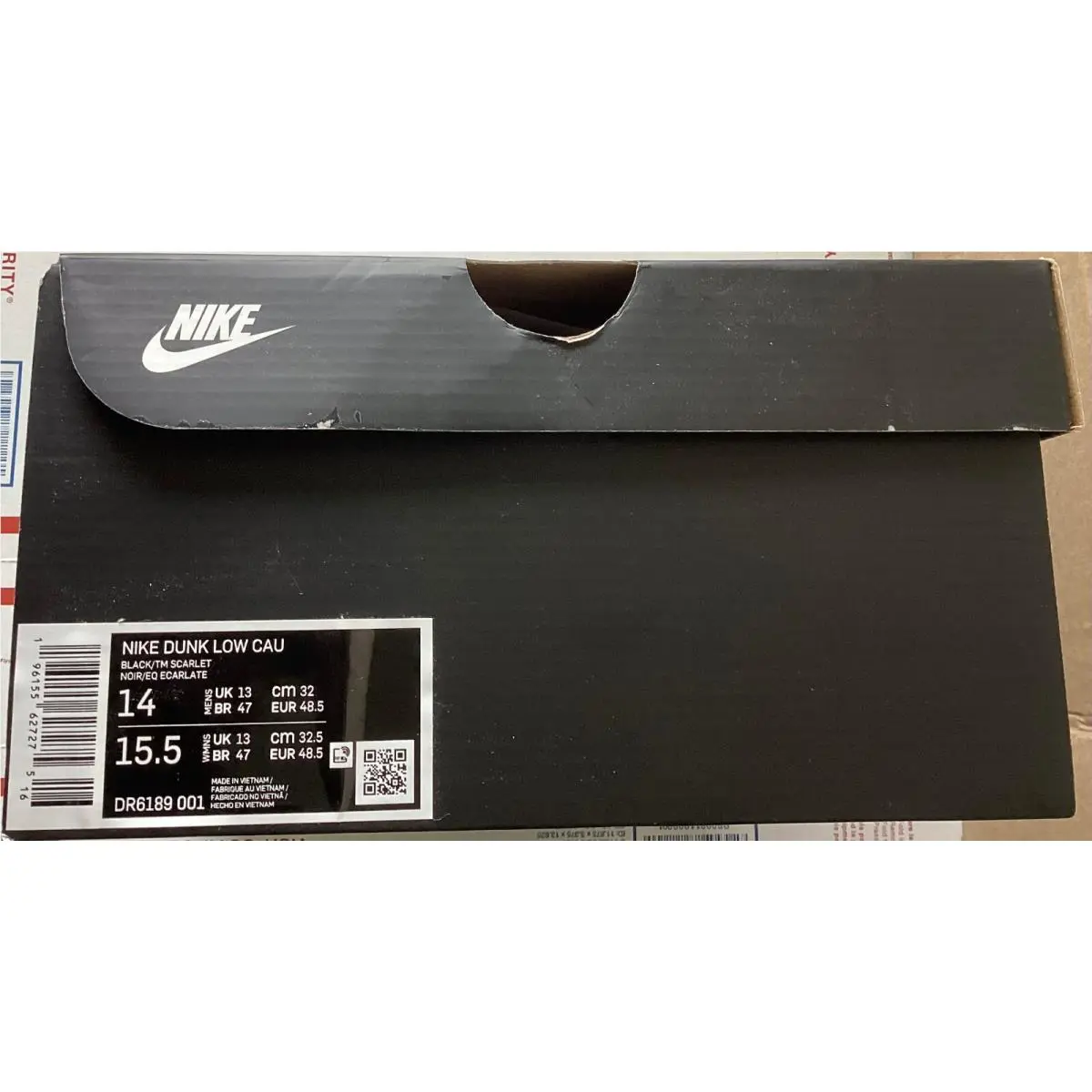 Nike shoes - Nike Dunk Low - Dunk Low - DR6189-001 - BLACK/TM SCARLET (UPC: 196155627275) 3