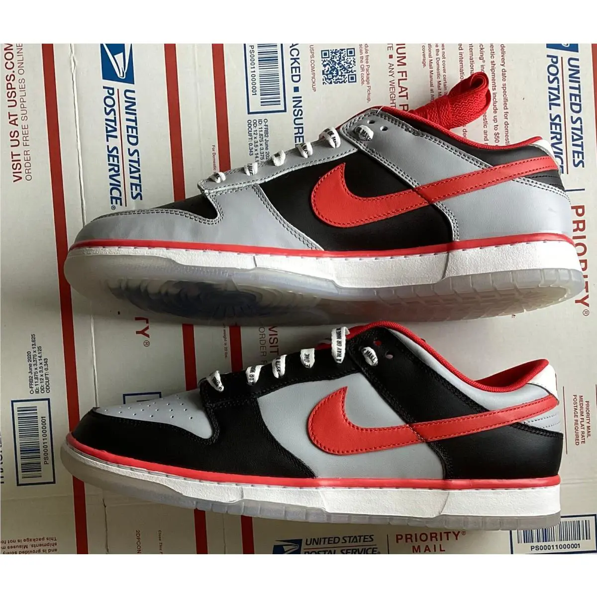 Nike shoes - Nike Dunk Low - Dunk Low - DR6189-001 - BLACK/TM SCARLET (UPC: 196155627275) 5