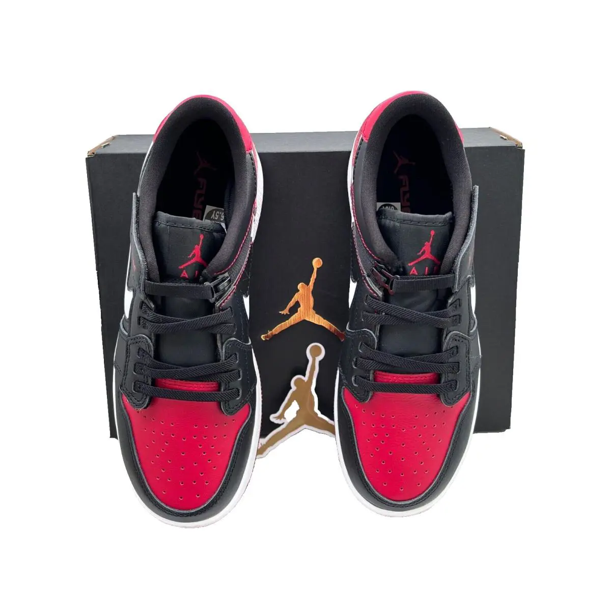 Nike shoes - Air Jordan 1 - Air - NIKE DN4639-066 - BLACK/GYM RED-WHITE 6