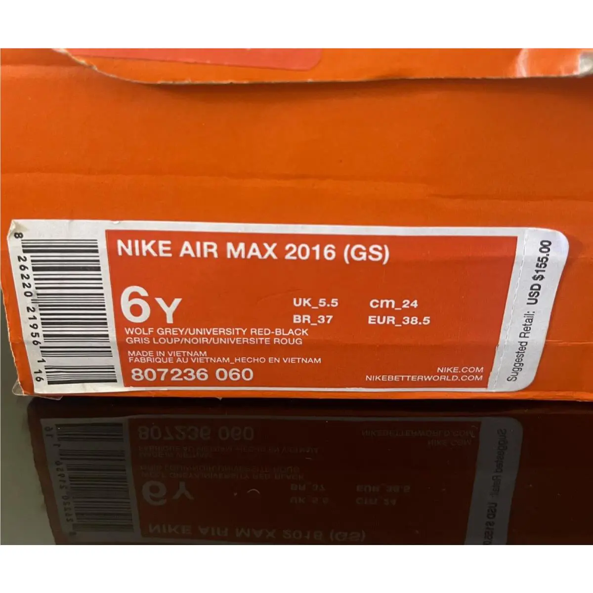 Nike shoes - Nike Air Max 2016 - Air Max - Blue (UPC: 882801090295) 6