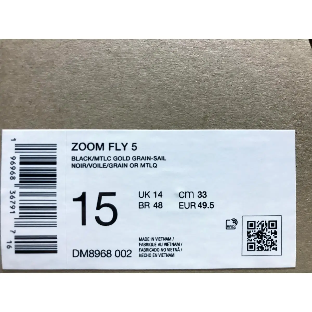 Nike shoes - Nike Zoom Fly - Zoom Fly - DM8968-002 - Black (UPC: 196968367917) 3