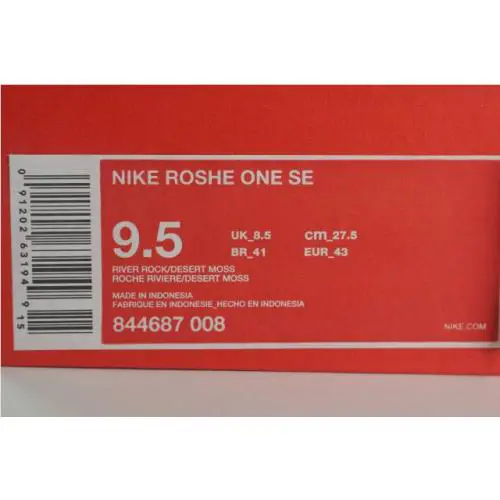 Nike shoes - RIVER ROCK, DESERT MOSS (UPC: 091202631949) 7