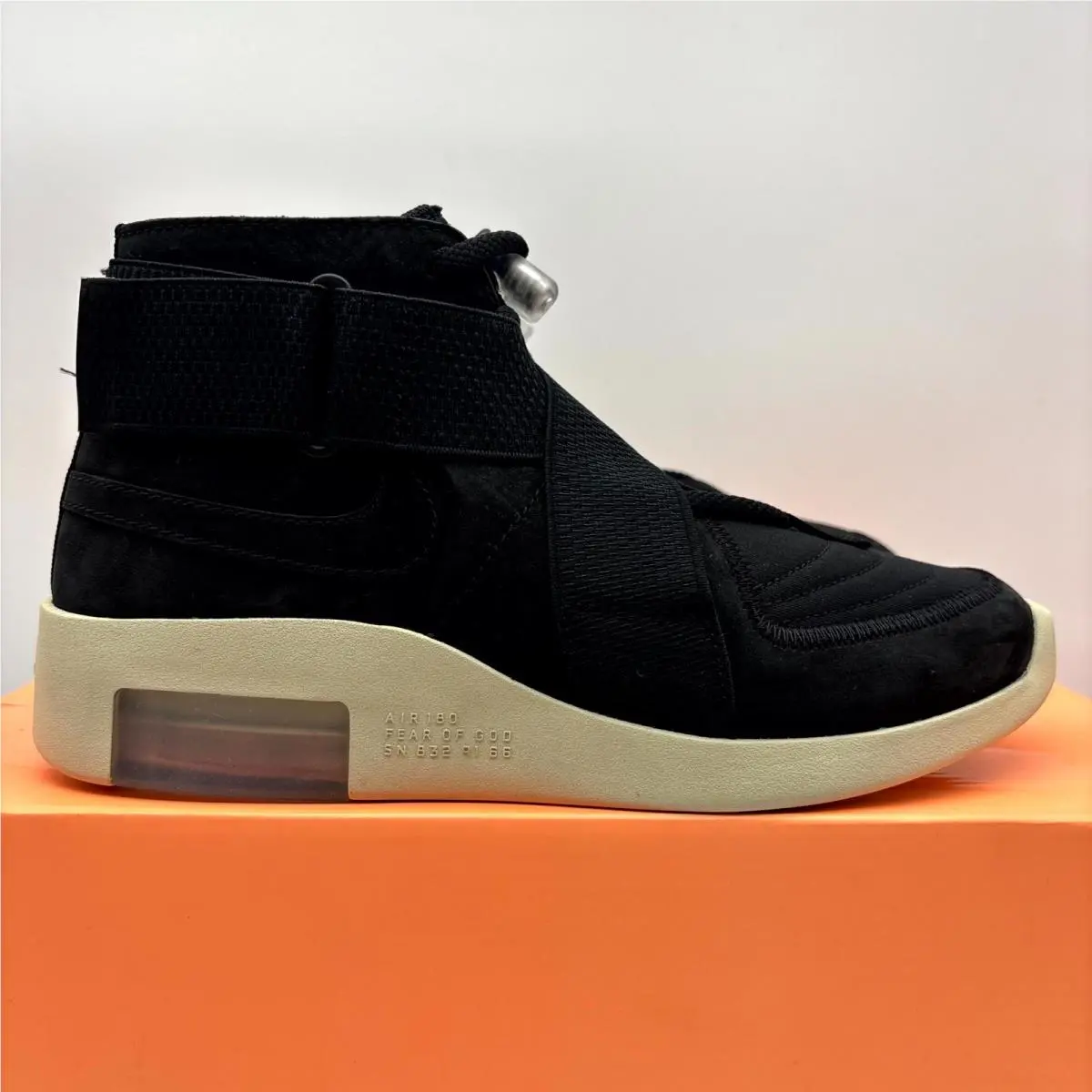 Air Fear Of God Raid Black Fossil Athletic Shoes Size 5.5 Men`s AT8087-002 by Nike