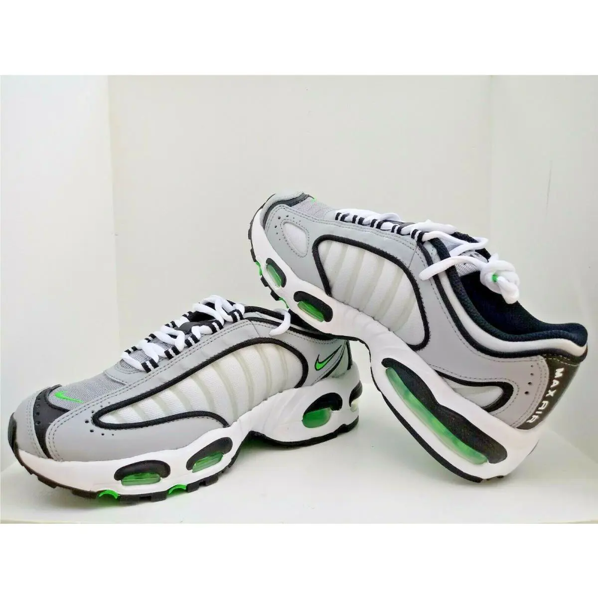 Nike shoes - Nike Air Max Tailwind (GS) - BQ9810-006 - Wolf Grey/Black-Green Spark-White (UPC: 193654850098) 2