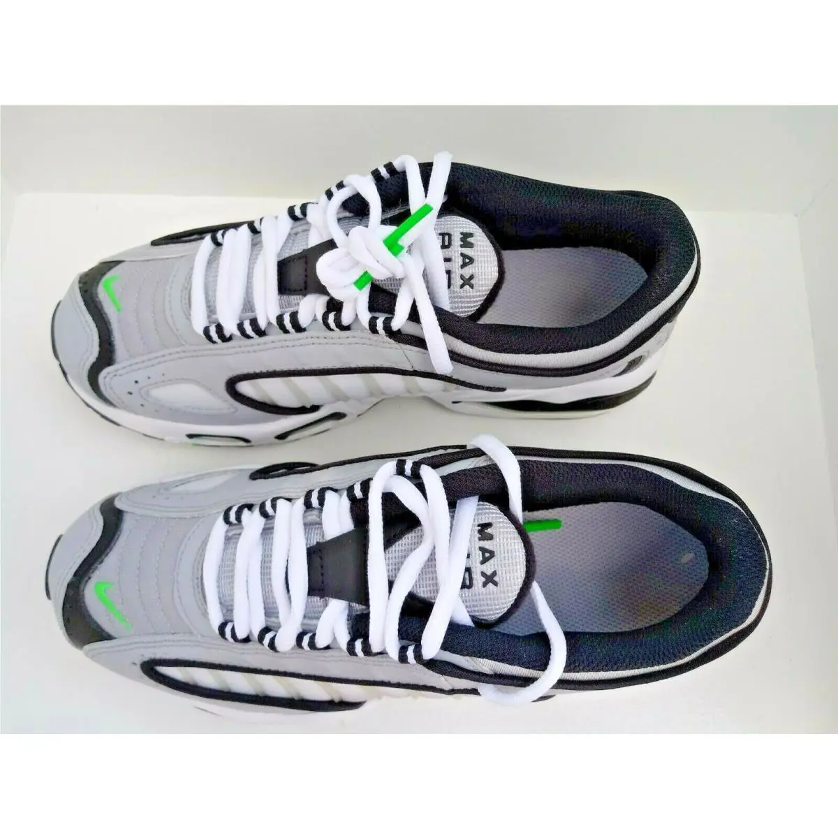 Nike shoes - Nike Air Max Tailwind (GS) - BQ9810-006 - Wolf Grey/Black-Green Spark-White (UPC: 193654850098) 6