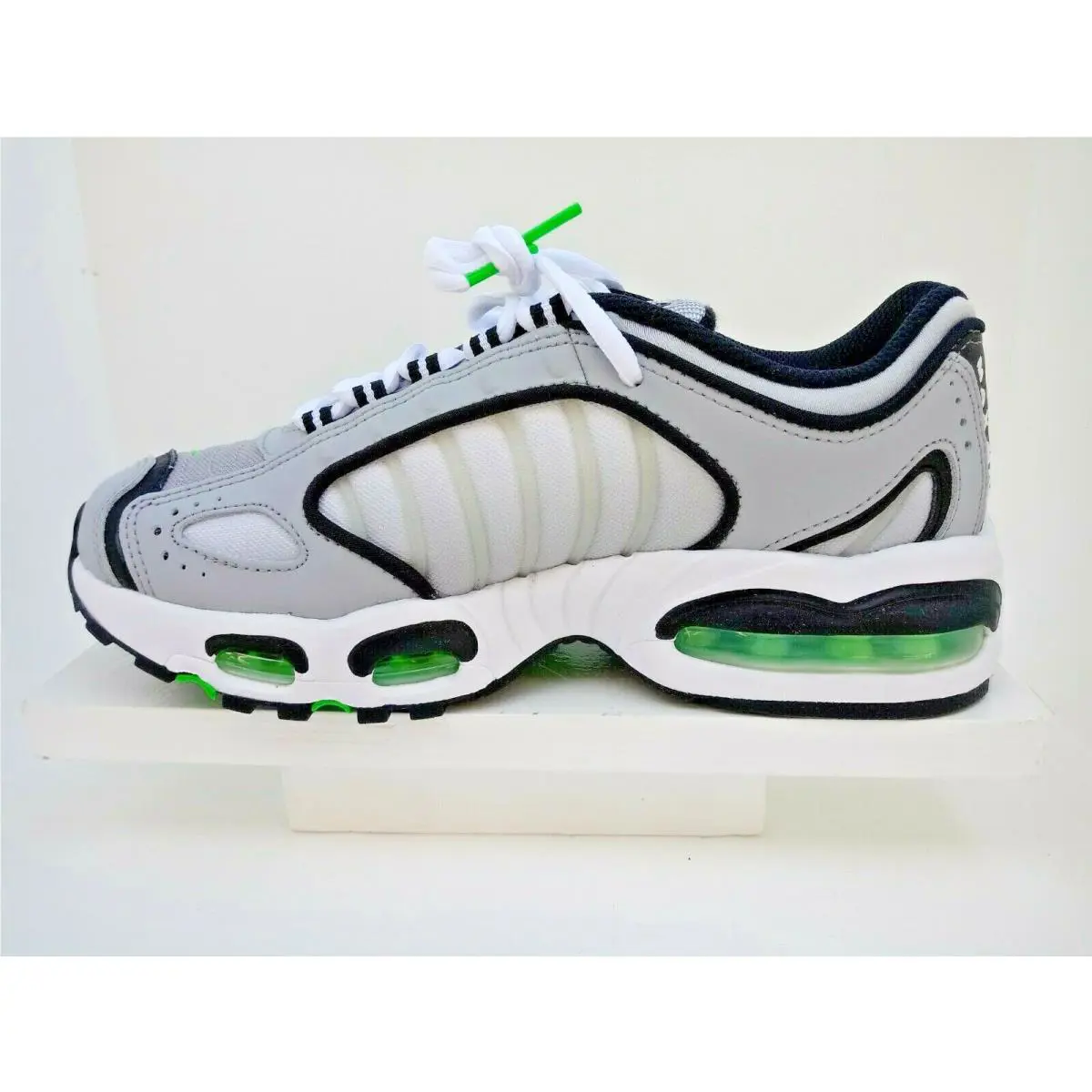 Nike shoes - Nike Air Max Tailwind (GS) - BQ9810-006 - Wolf Grey/Black-Green Spark-White (UPC: 193654850098) 7