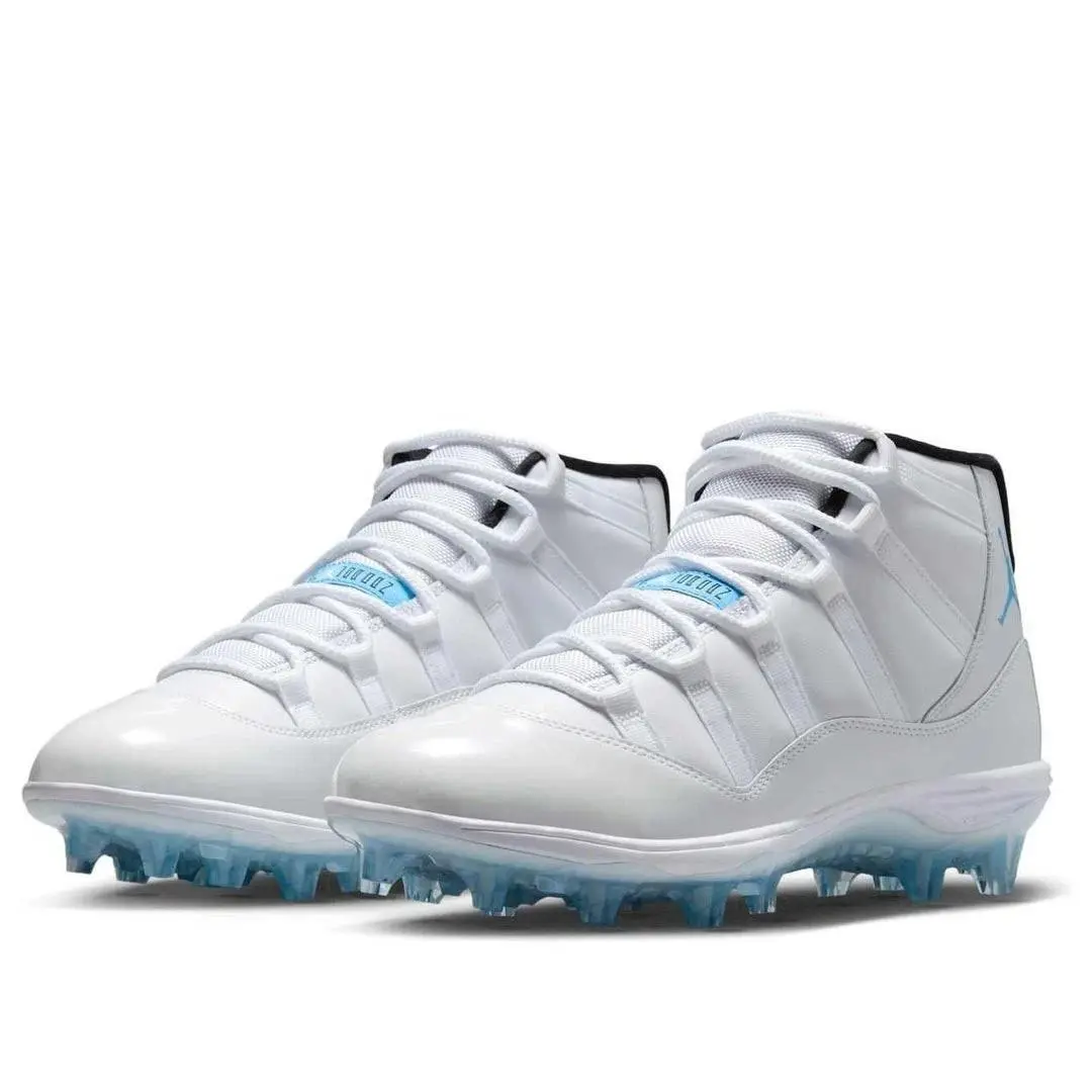 Sz 9  Air Jordan 11 Retro Mid TD Cleats White Legend Blue HM7324-104 by Nike